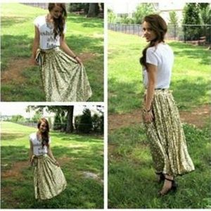 Gold Sequin Skirt